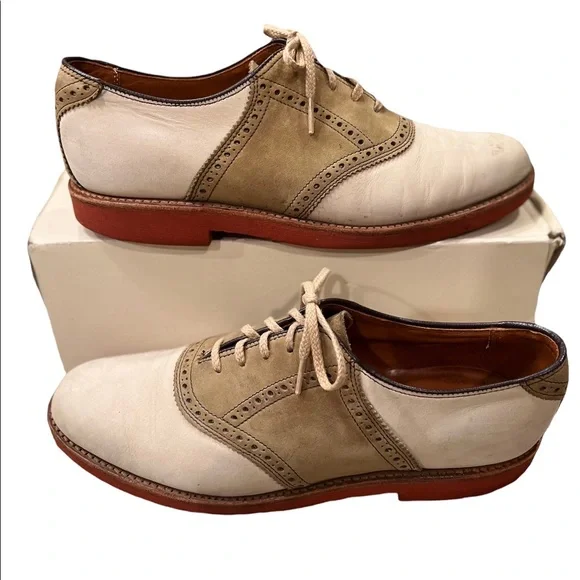 L.L. Bean | Shoes | Ll Bean Mens Tan Business Casual Oxford Suede Dress  Shoes Size 8